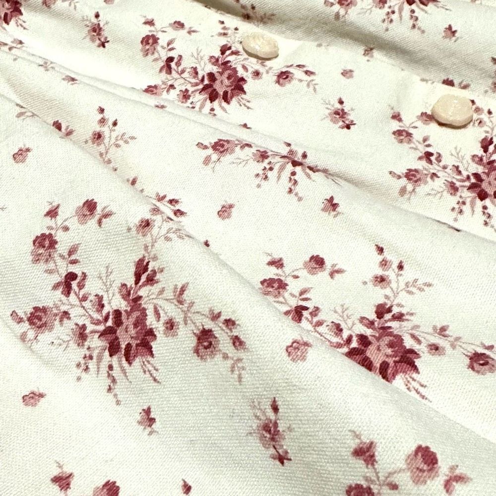 Vintage Allison Rose Cottagecore Balloon Sleeve Floral Dress , Girl’s Size 4 - Picture 7 of 11